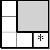left is a smaller staircase with the additional 2-squares added which can be tiled by 2 rectangles due to the induction hypothesis To finish the proof of the counting