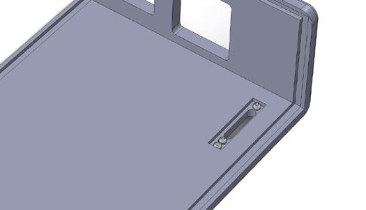 Push the opposite side of the PC down so that it clips into the second PC groove in the base. 1. 2. 3.