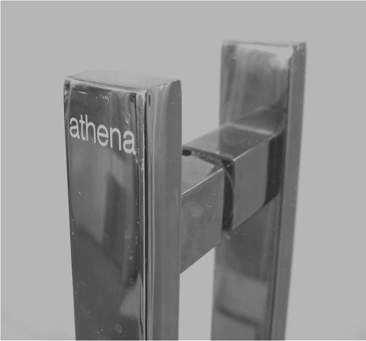 Check the ATHENA logo is facing the correct way up. 4. Fit the Return panel magnet.
