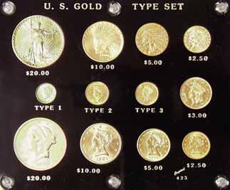 MAY RARE COIN MONTHLY Quality U. S. Gold Coins Excellent Quality Immediate Delivery Indian Type Coins Coins Each 3 Different $20 St.