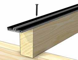 Installation Instructions for Rafters Step 4: Untape the glazing bars to start installation on the