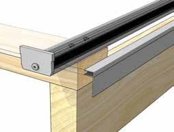 Installation Instructions for Purlins Step 13: OPTION: To finish the end of the roof without a panel or against the building.