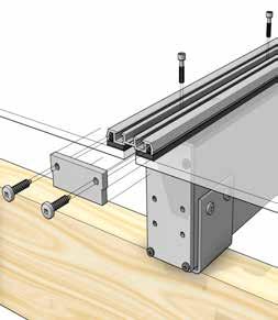 Installation Instructions for Span Bar Step 9: Position the top glazing bar in