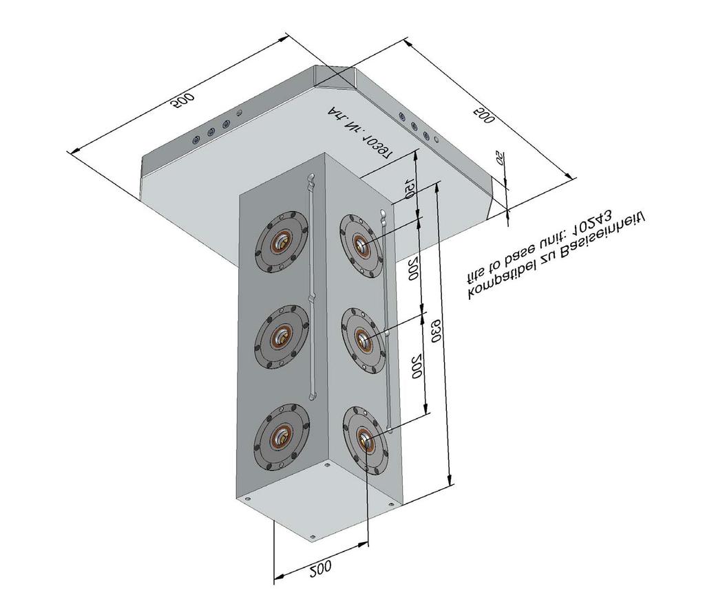 Customer specific solutions Zero point clamping system for Horizontal Machining Center with Gage