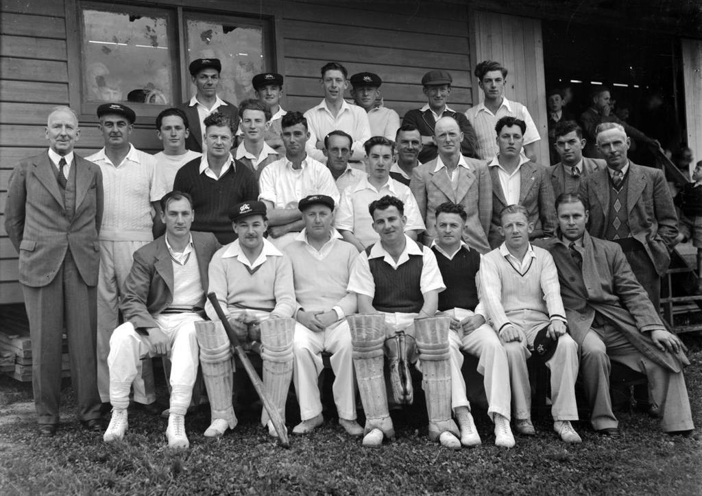 G A L L E RY Charlie at the opening of the Alexandra Park cricket pavilion in 1948