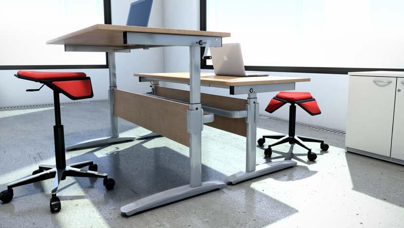 DESKING Image features our ILOA stools, page 66.
