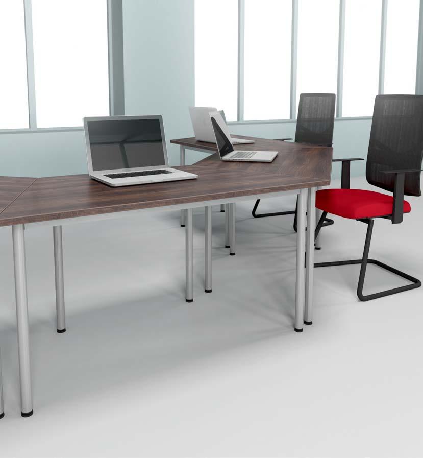 TABLES DURABLE TABLES The Durable table range is manufactured with a metal frame