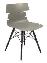 Steel Ashby Chair, Leg Style N W 510mm D 480mm H