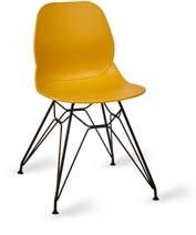 Beech or Beech Black Lingwood Chair, Leg Style L W 450mm D