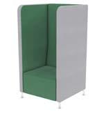 1360mm D 760mm H 1490mm SH 440mm Amity, Low Two Seater Booth W 1360mm D 760mm H 1145mm SH 440mm