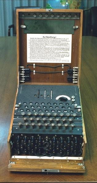 are mechanical devices for implementing stream ciphers. They played an important role during the Second World War. The Germans believed their Enigma machine was unbreakable.