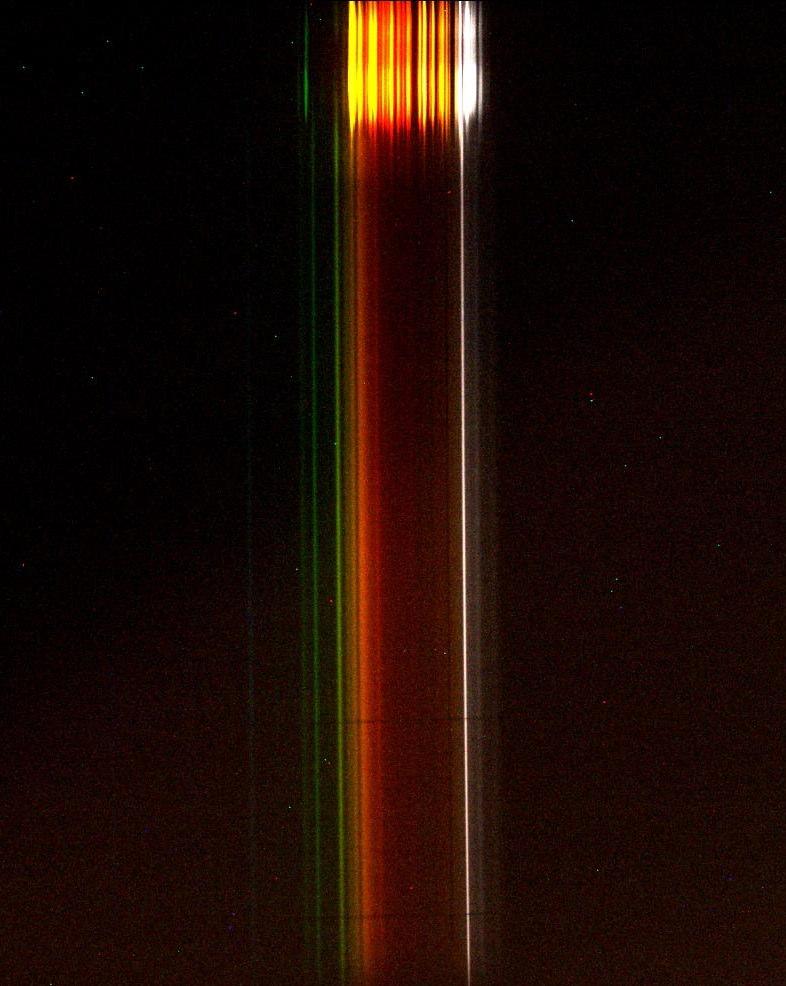 LP spectrum, same place Ne comparison Sky spectrum arround zenith Near Infrared 13 The sky spectrum of the moderatelly poluted sky (same night as image on slide 8).