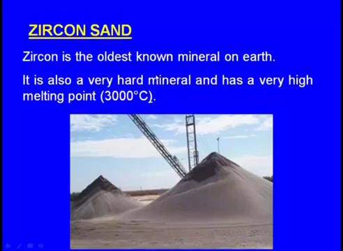 (Refer Slide Time: 18:10) So, we have seen the silica sand what is it is source and what is it is chemical composition and what are it is properties and applications we have seen for the silica sand.