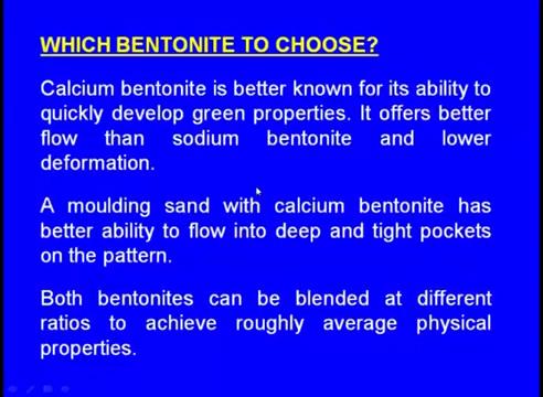 (Refer Slide Time: 39:37) Which bentonite to choose that is the first question.