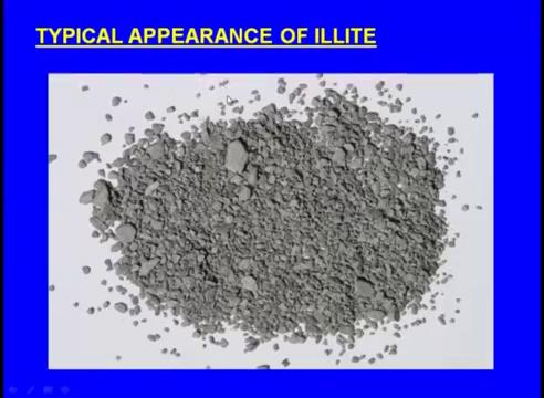(Refer Slide Time: 42:05) So, this is the typical appearance of the illite. (Refer Slide Time: 42:13) Next let us see the limonite.