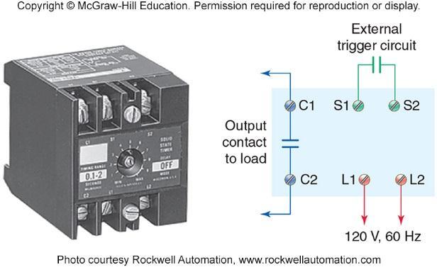 Solid-State Timing Relays Figure 7-21 Solid-state timing relay