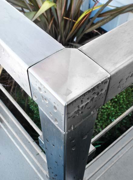 Stainless Steel 44" long for interior installations Hollow