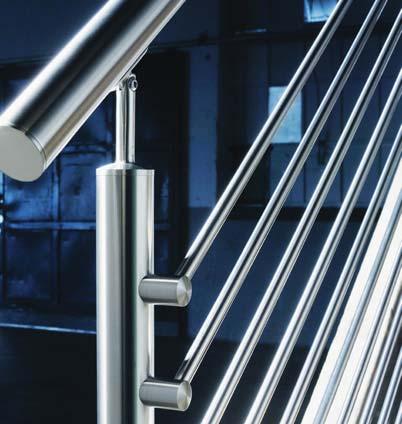 Choose your newel a. Stainless Steel Newels- The Oak Pointe advantage.