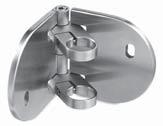 See round tubing on this page for use with fascia mount brackets or flanges below and on page 37. H2 H H1 1.5 Newel Canopy for 1.5" diameter newels 304 Interior 13.0511.038.12 4-11/32"dia. x 1.