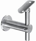 Wall Rail Bracket for handrail 1.5" diameter (up to 2" in wood) 304 Interior 13.0112.038.12 S=2.95" setback 316 Exterior 14.0112.038.12 for handrail 1.5" diameter 304 Interior 13.0122.038.12 S=2.25" setback 316 Exterior 14.