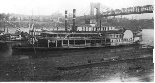 Queen City Heritage In 1909 the Bonanza docked at the Cincinnati wharf to await dismantling.