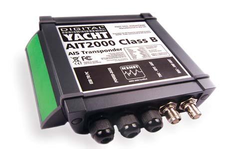 AIS SYSTEMS AIT2000 TRANSPONDER (CLASS B) outputs to suit every installation and optional wireless solution *Except US