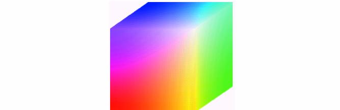 RGB color cube Uses of the HSI color space The intensity description is separated