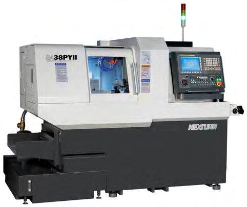 Nexturn SA(B) Job Shop 7-Axis Swiss Turning Center Series Nexturn SA(B) Series Swiss turning centers represent a cost efficient and productive 7-Axis machine for precision complex parts.