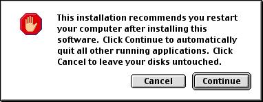 The [Caplio Installer] icon appears. 7. Click [Install]. 8. Click [Continue].