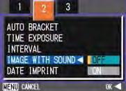 1 On the setting selection screen, the item with the orange displayed is the current setting.