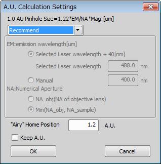 Chapter 6 Detection Mode VF 6.2.3.1 Calculation Settings for Pinhole Size This section describes the setting window for calculating the pinhole size.