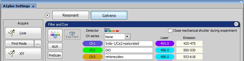Chapter 8 Scan Setting Window 8.1.4 Fast Galvano Mode If you use a model that supports the Fast Galvano mode, the scan speed of the Galvano scanner can be higher than the normal high-speed mode.