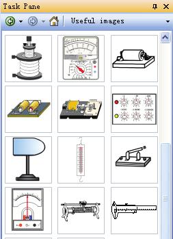 button in " Chemistry Toolbar", then on the workspace, we obtain the following Similarly, by clicking on " Vernier Caliper" in the " Mechanics Toolbar ", then on the workspace, we obtain this