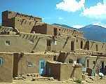 Adobe houses, also known as pueblos, are Native American house complexes used by the Pueblo Indians of the Southwest.