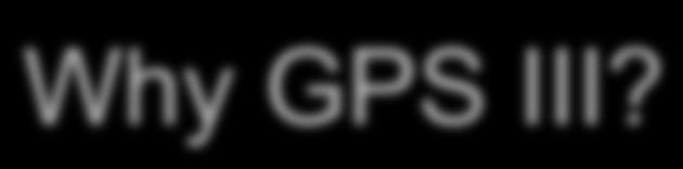Why GPS III?