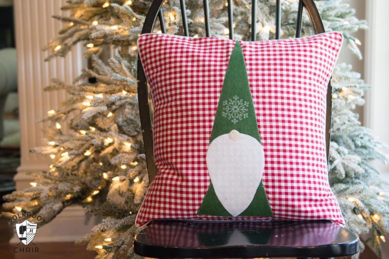 Melissa from The Polkadot Chair posted this fun Gnome Pillow tutorial. We may not carry wool or felt but we do carry super cute Christmas fabrics. I will be making this one - completely in love!