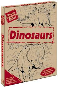 Coloring Book : 30 detailed drawings of the Tyrannosaurus rex, Triceratops, and