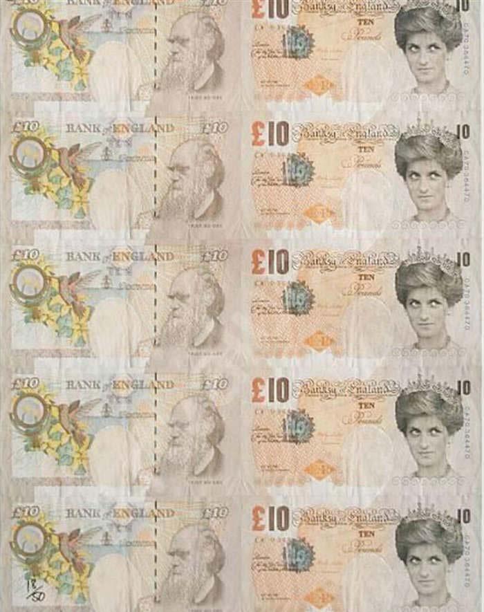 BANKSY Di Faced Tenners CREATED