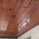 Kitchen Ceiling Wood Varnished tongue and groove. 20/05/2016 08:33 (UTC) at 54.