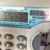 Electric METERS Serial #: Reading One: 0 Location: Note: KE23441P Cupboard in the reception room Card meter.