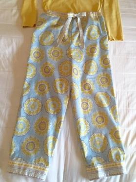 taught by Sandy Caruso 1-3 Fiber Arts Sampler Learn to sew by making this simple project, pajama bottoms with a drawstring!