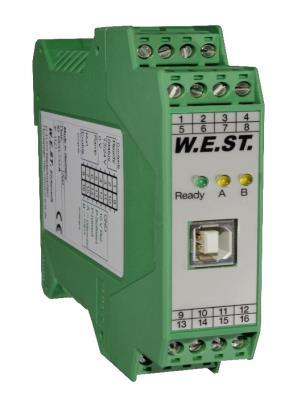 8 DSG-111 Digital demand value module, alternatively with power output stage This electronic module was designed to control hydraulic proportional valves.