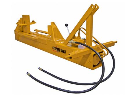 3-POINT HITCH LOG SPLITTERS For those requiring higher production, the 3403 model 3-point-hitch log splitter includes both the double sided 2-way knife and the 4-way knife.
