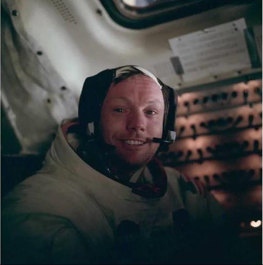 GRADES 9-12 Neil Armstrong was not initially selected as a NASA astronaut because only military test pilots were initially eligible and Armstrong was a civilian.
