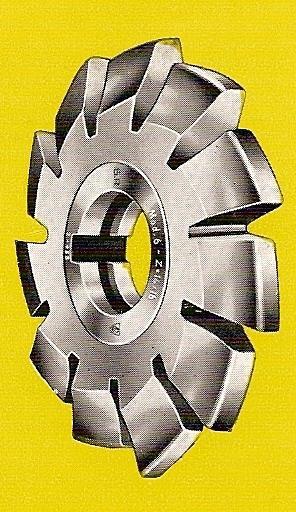 Fig. N 2 -.Gear milling cutter for finish Fig.