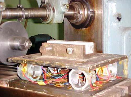 Milling force measurement strain gauge octagonal ring setup Cutting force measurement