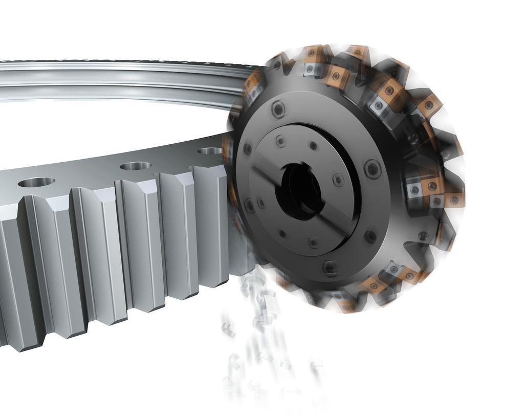 TOOL CONCEPTS Double This tool is designed for productive rough machining of large external gear wheels.