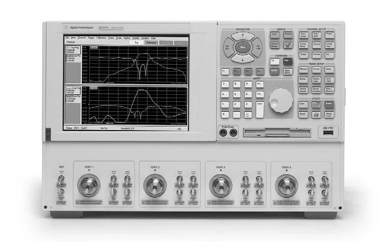 Agilent 4-Port PNA-L Microwave Network Analyzer N523A Options 24 and 245 3 khz to 2 GHz Data Sheet Note: