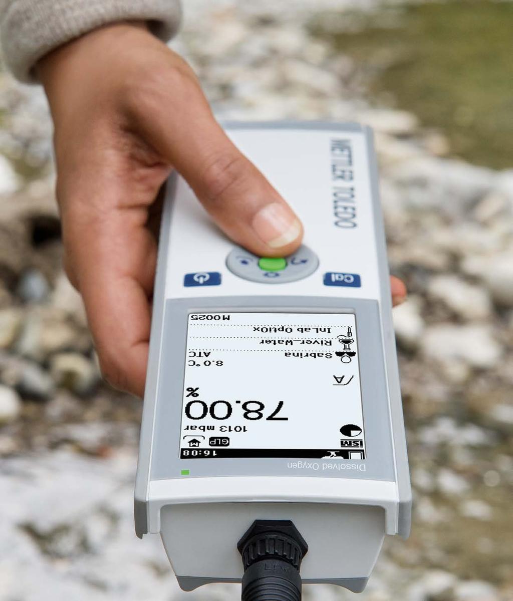 Sunlight-Proof View Data Even in Direct Sunlight With her new Seven2Go S9 dissolved oxygen (DO) meter and optical InLab OptiOx sensor, Sabrina can read the dissolved oxygen values gathered from