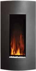 All Studio electric fires benefit from remote operation and feature an additional thermostatic control.